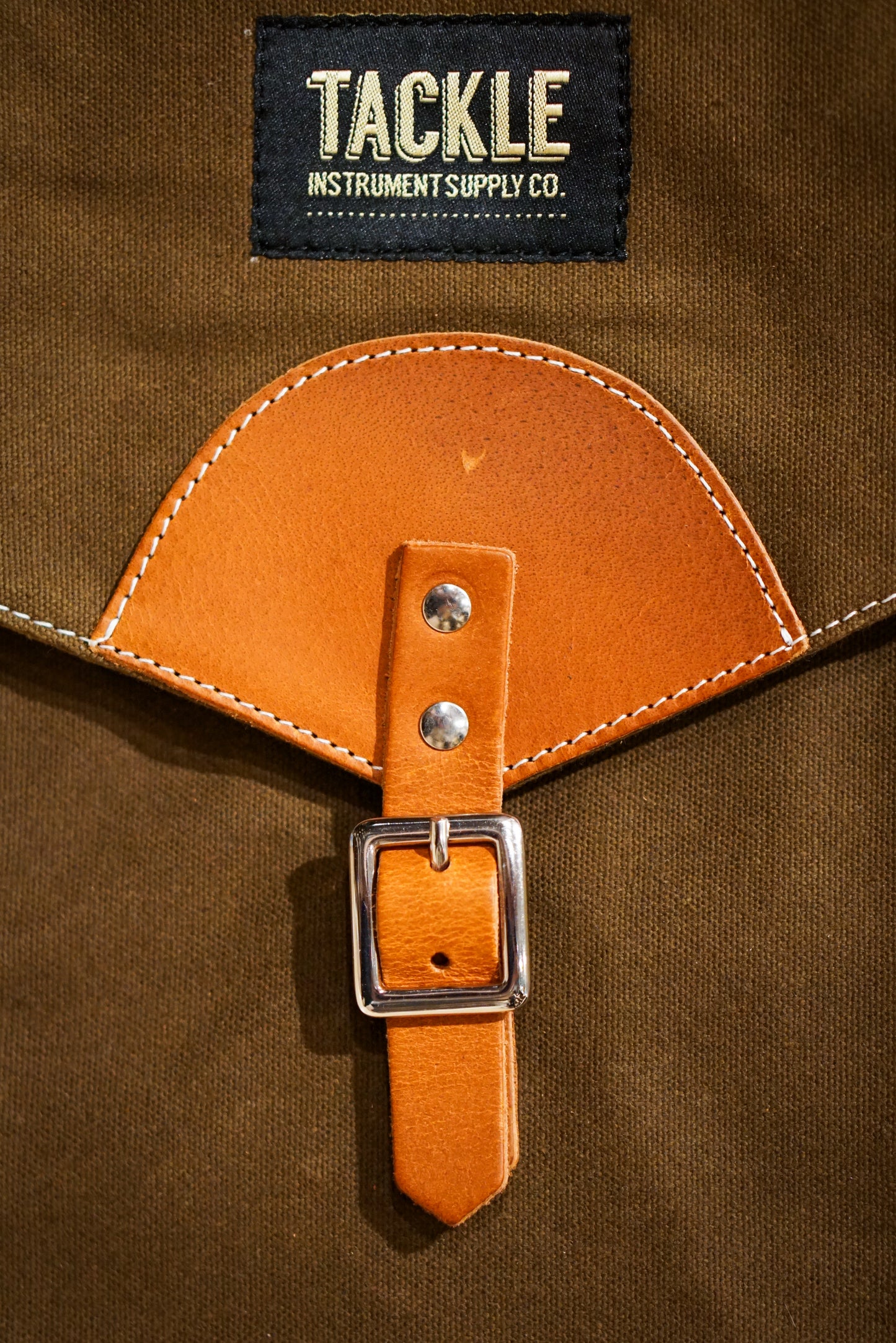 Tackle Waxed Canvas Compact Drum Stick Bag