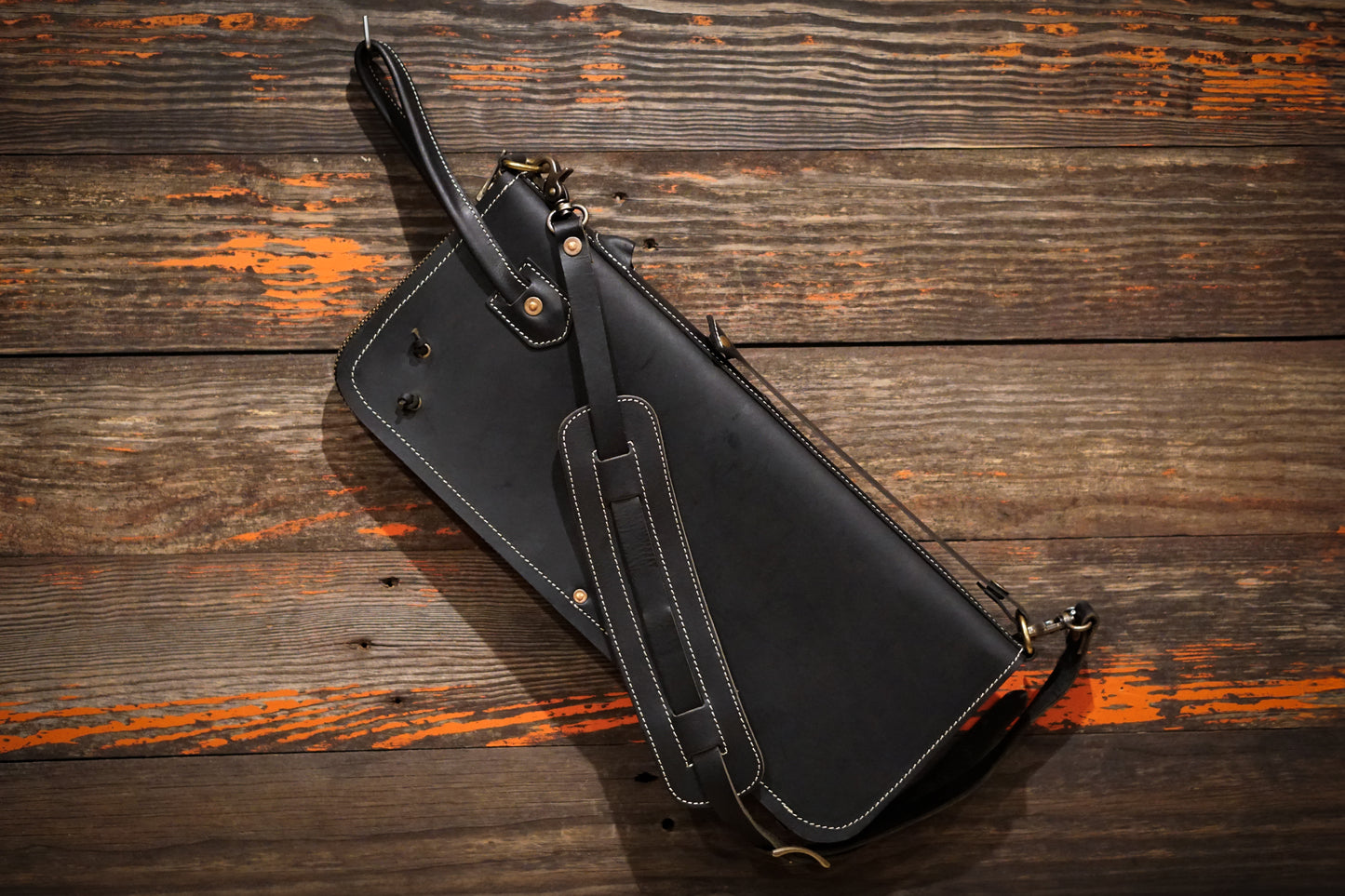 Tackle Leather Stick Bag
