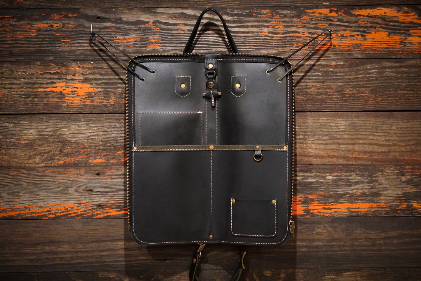 Tackle Leather Stick Bag