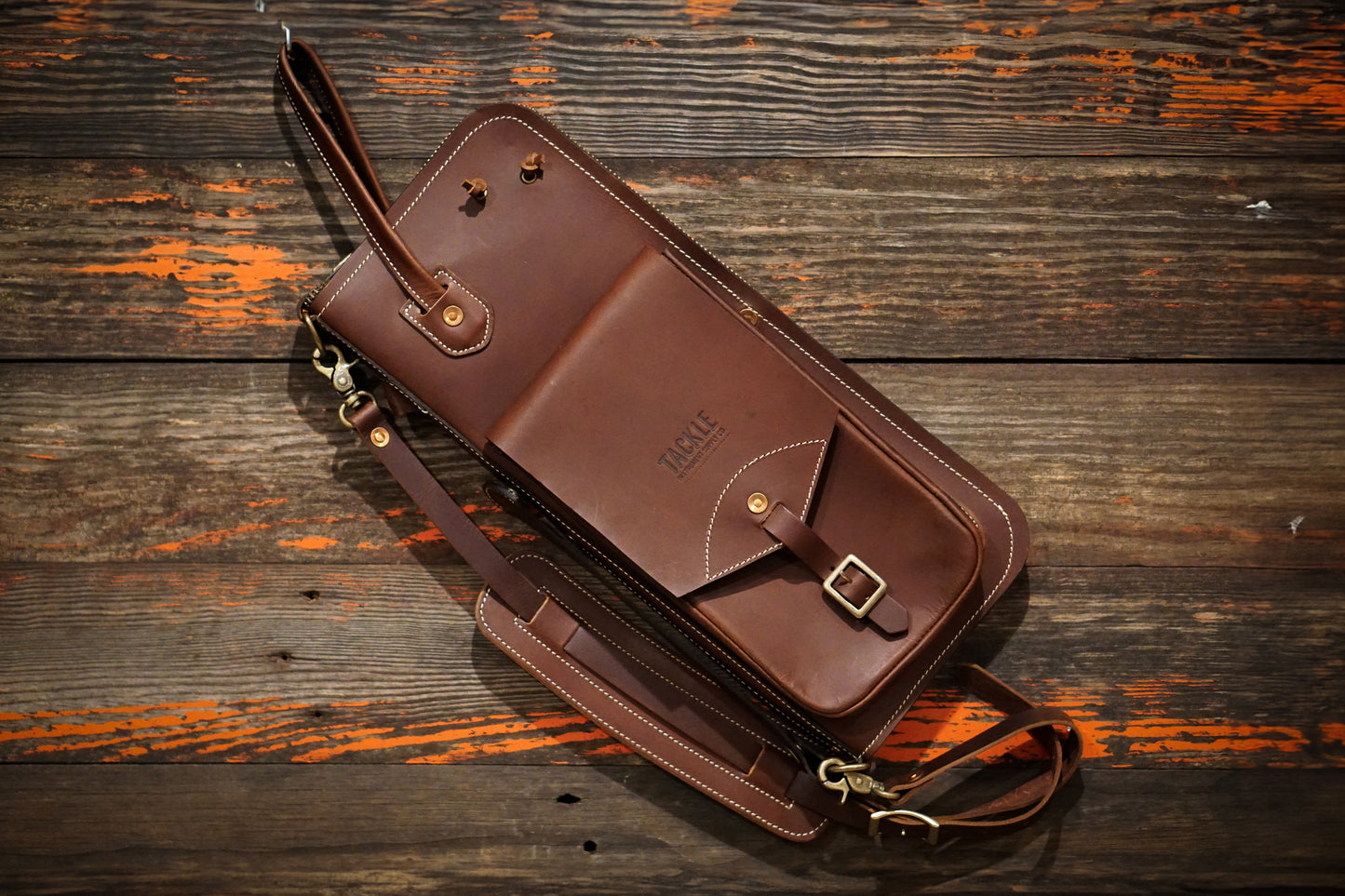 Tackle Leather Stick Bag