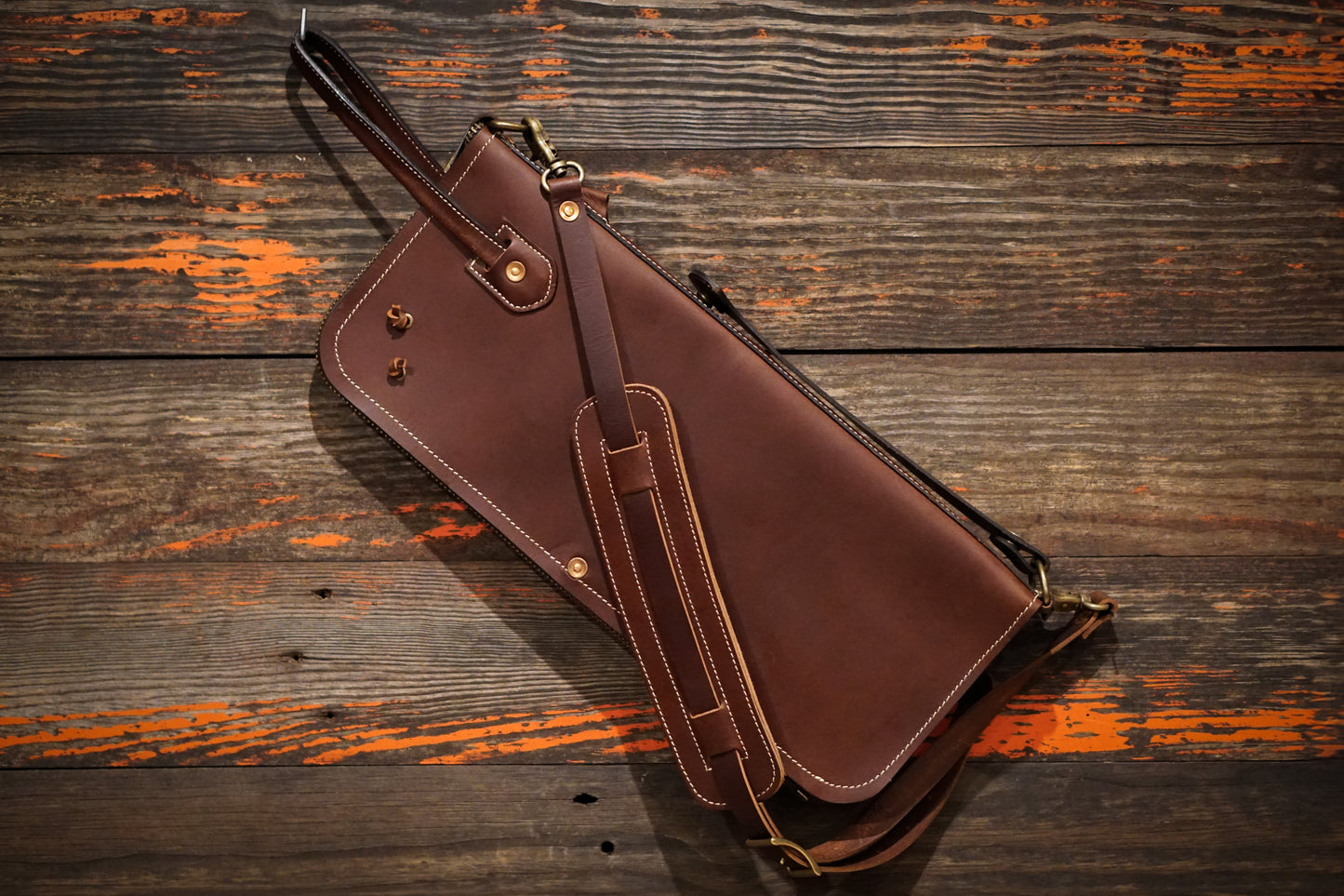 Tackle Leather Stick Bag