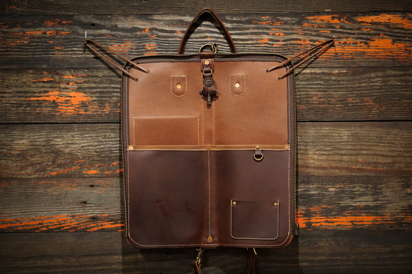 Tackle Leather Stick Bag