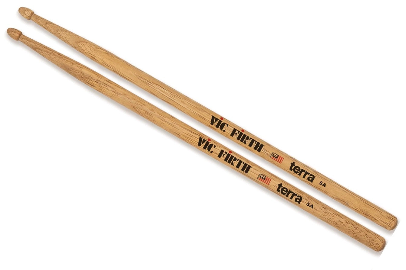 Vic Firth Terra 5A Drum Stick, Wood Tip