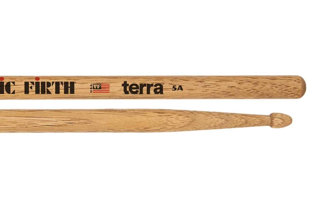 Vic Firth Terra 5A Drum Stick, Wood Tip