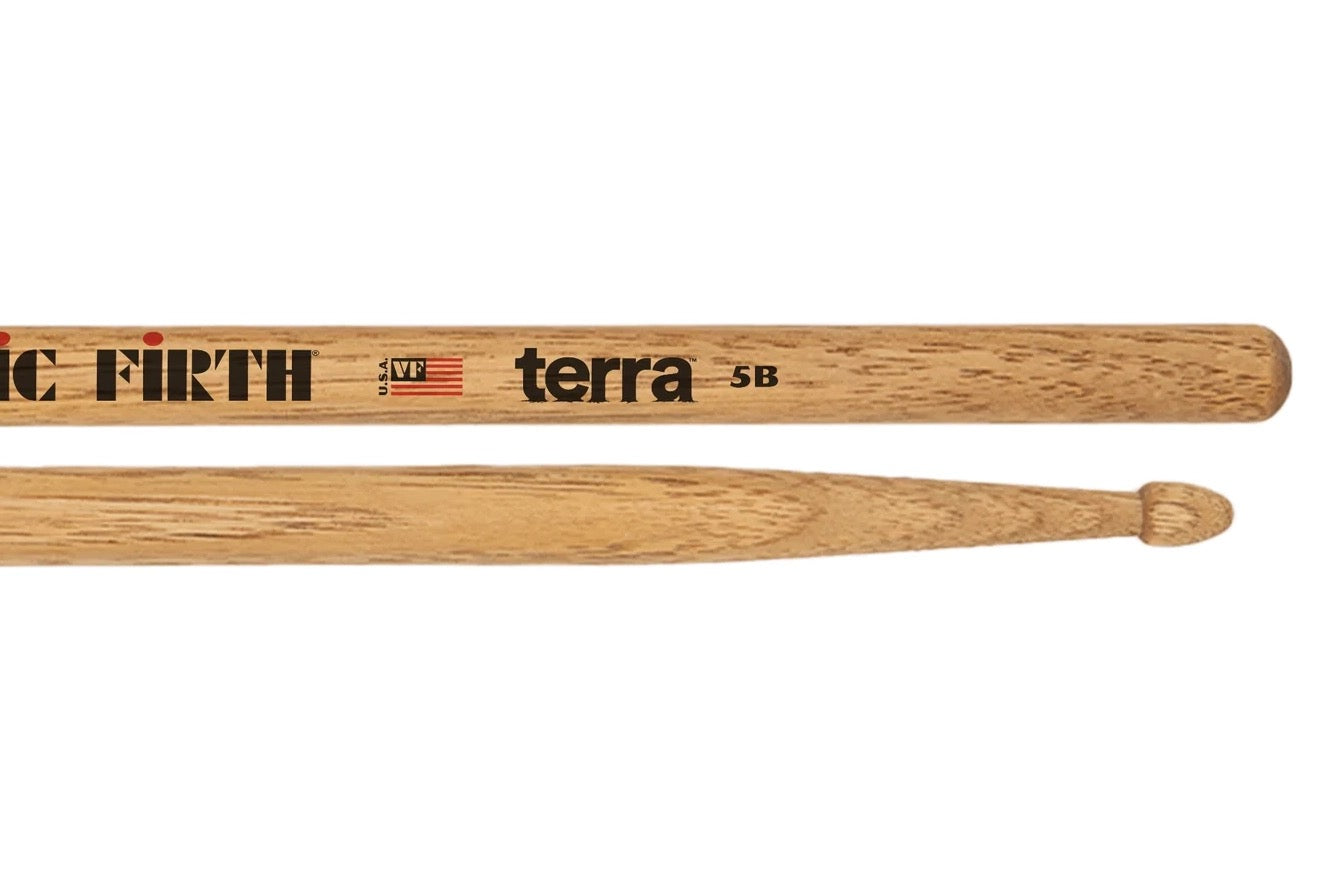 Vic Firth Terra 5B Drum Stick, Wood Tip