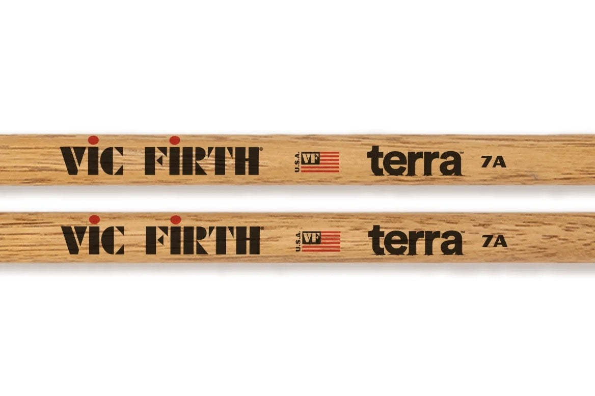Vic Firth Terra 7A Drum Stick, Wood Tip