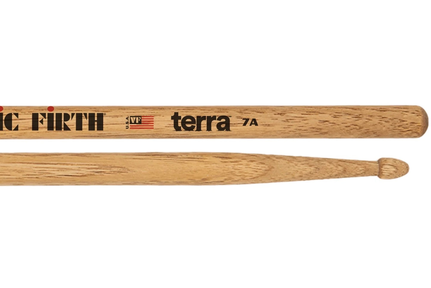 Vic Firth Terra 7A Drum Stick, Wood Tip