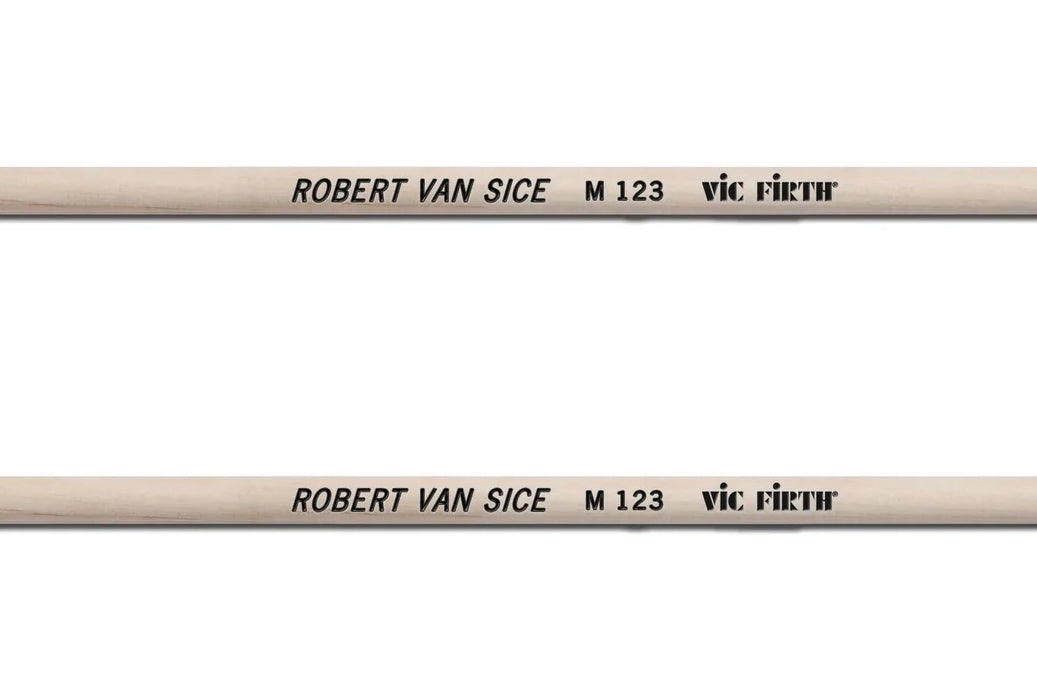 Vic Firth Robert Van Sice Signature Marimba Mallets, Synthetic Core - Medium Soft