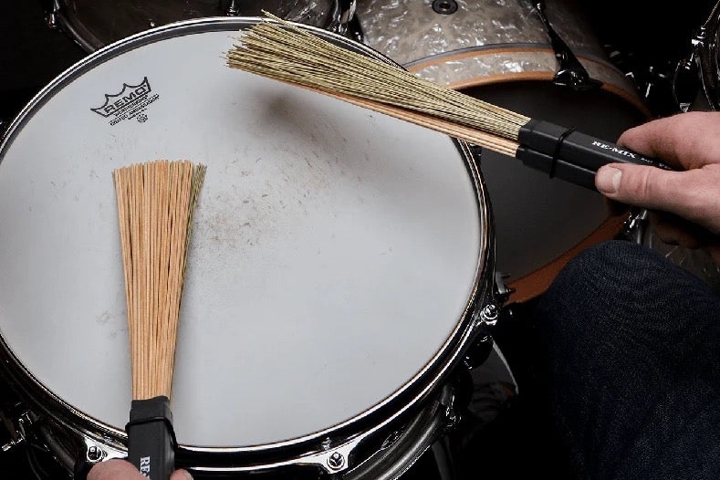 Vic Firth REMIX 2-Pair Combo Pack - Grass & Birch Brushes (RMP)