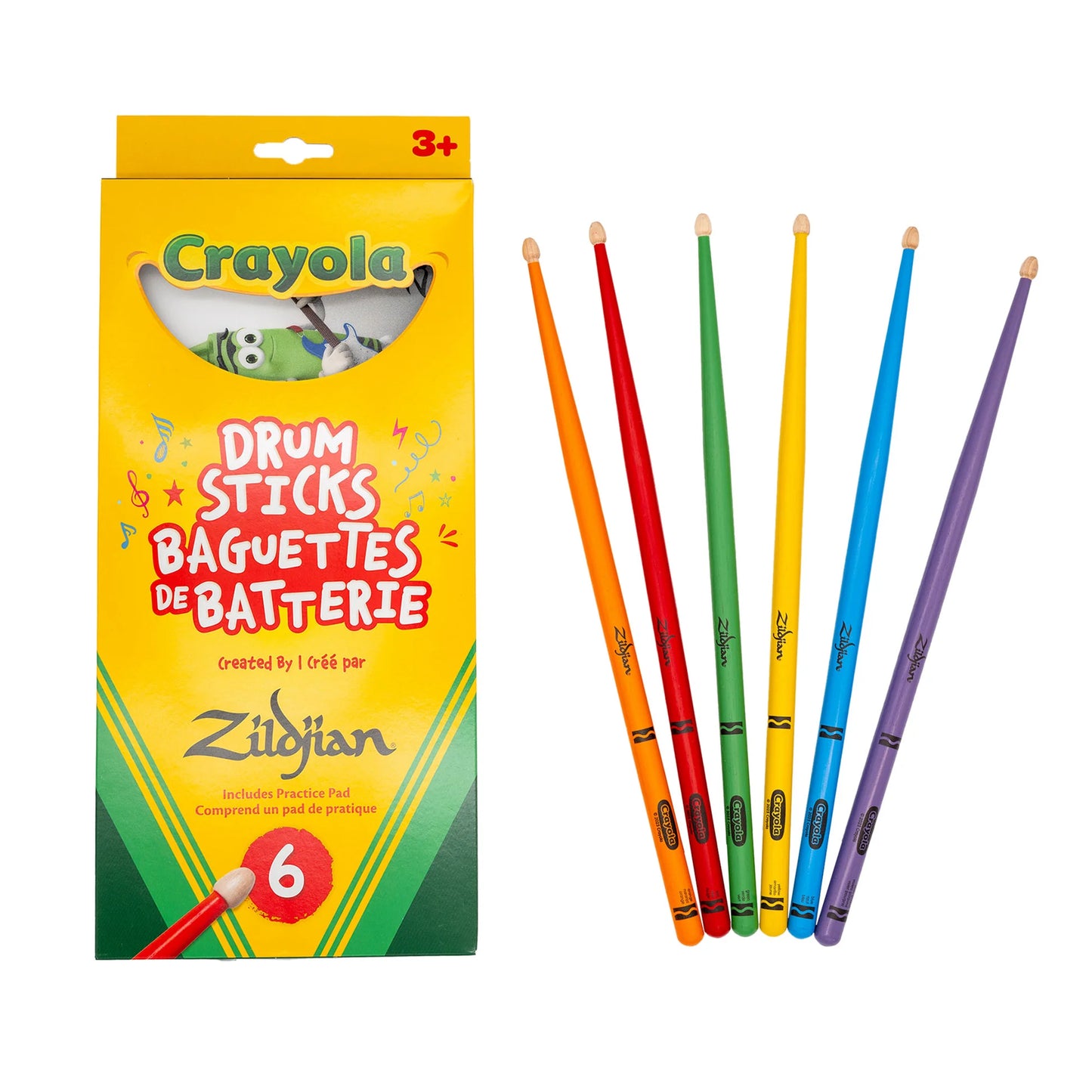 Zildjian Crayola Kids Sticks Pack