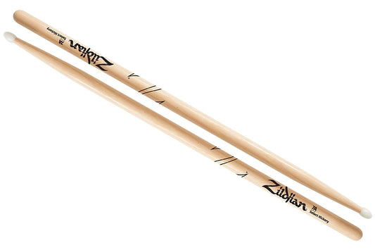 Zildjian 7A Nylon Tip Select Hickory Drum Sticks