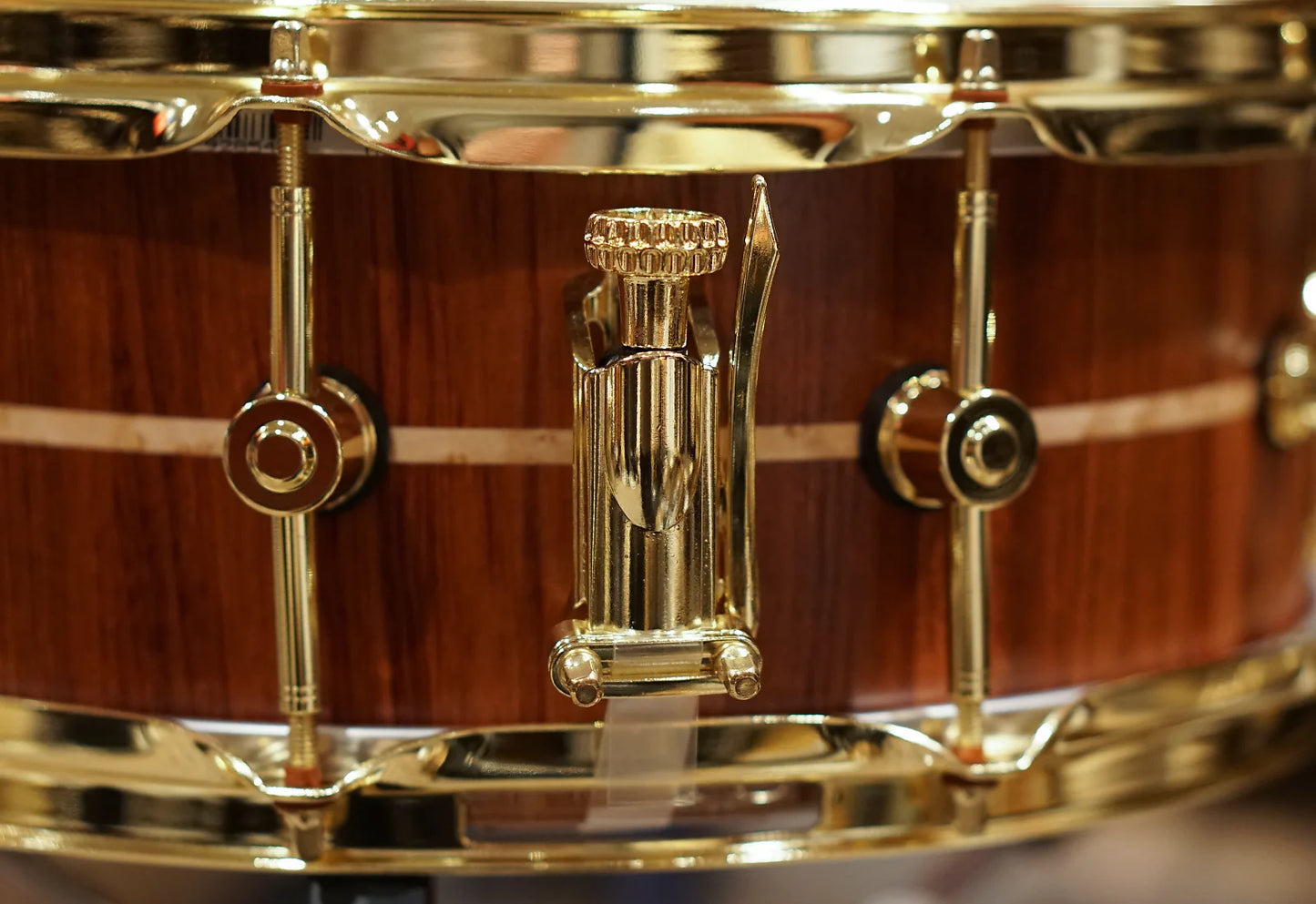 Hendrix Drums 5.5x14" Archetype Custom Bubinga Stave Shell Snare Drum