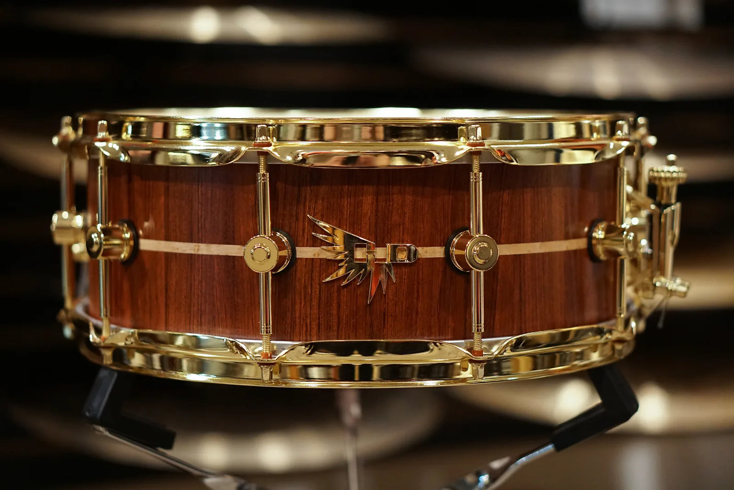 Hendrix Drums 5.5x14" Archetype Custom Bubinga Stave Shell Snare Drum