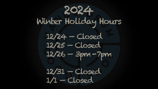 Special 2024 Winter Holiday Hours