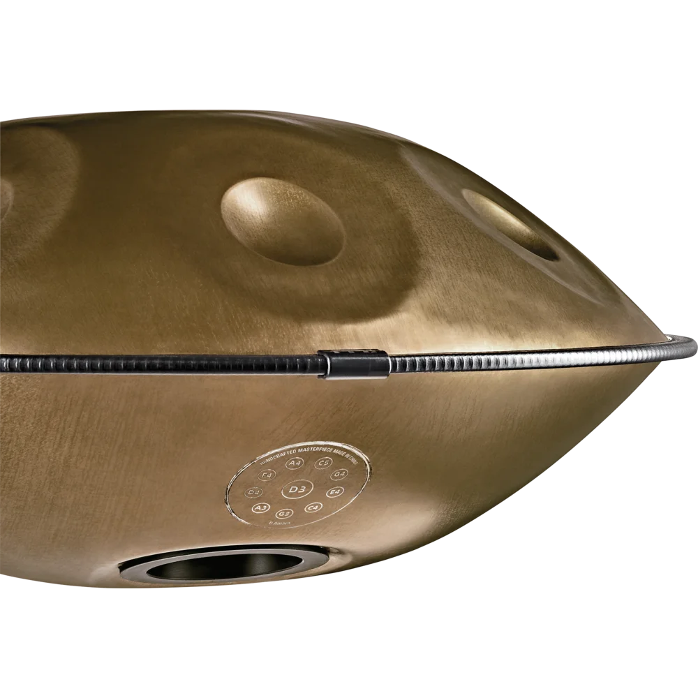Meinl Sensory Handpans - D Amara, 10 Notes, Vintage Gold