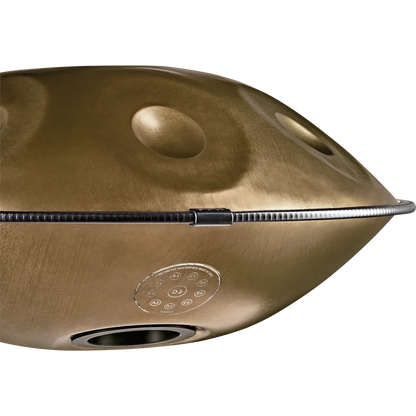 Meinl Sensory Handpans - D Amara, 10 Notes, Vintage Gold