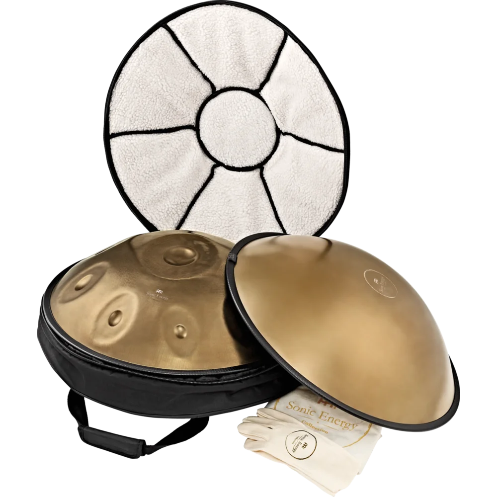 Meinl Sensory Handpans - D Amara, 10 Notes, Vintage Gold