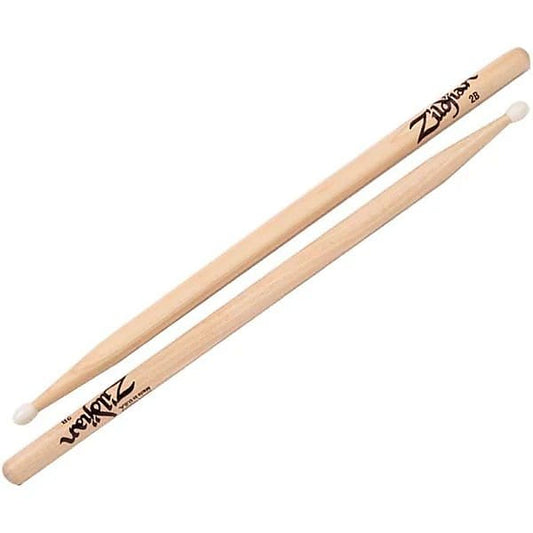 Zildjian 2B Select Nylon Hickory Drum Sticks
