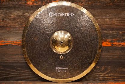 Constantine 22" Black Pearl Thin Ride Cymbal - 2286g