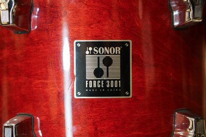 Sonor 12/13/16/22/5.5x14" Force 3001 Drum Set - Cherry Red
