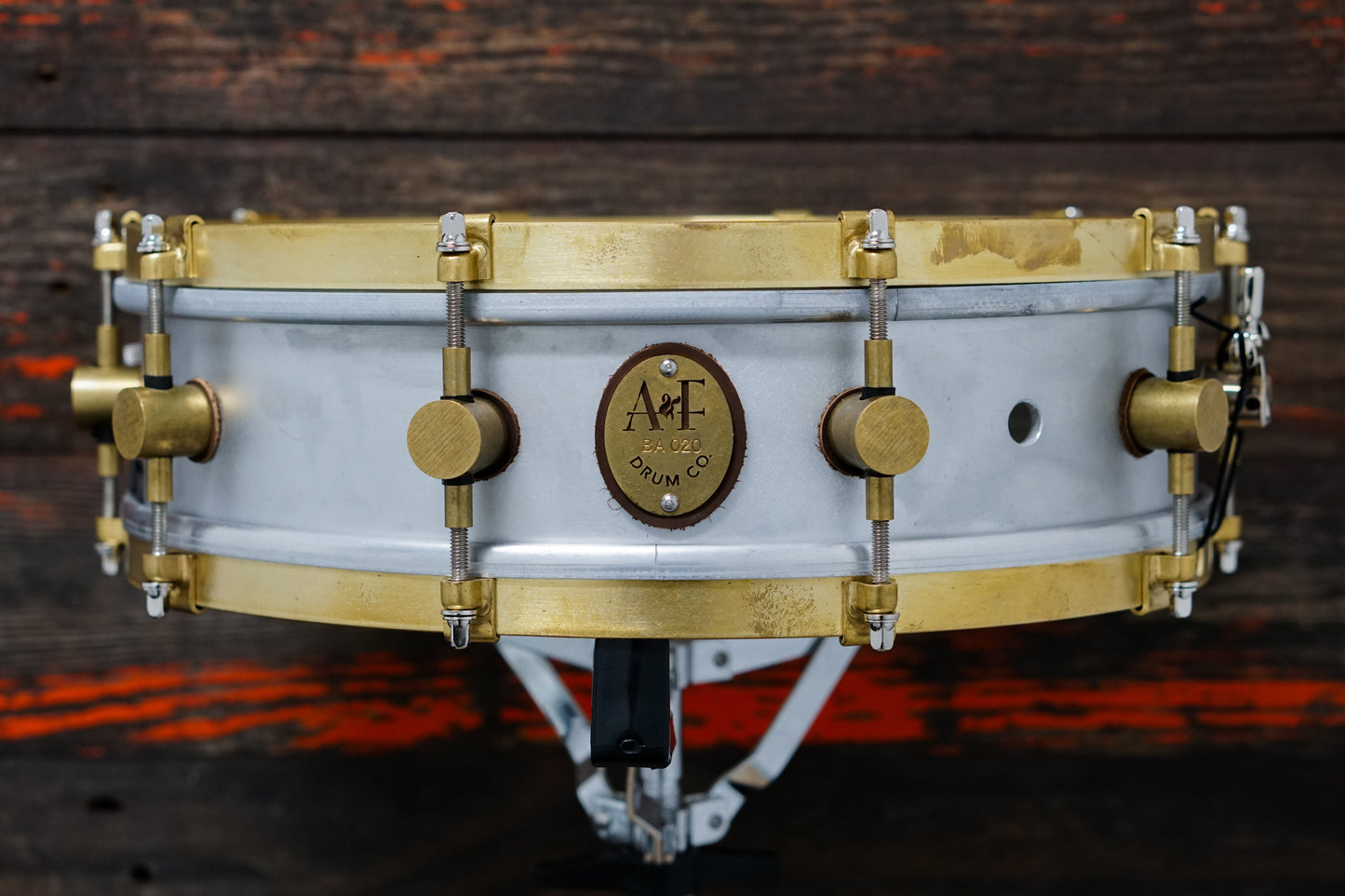 A&F 4x14" A&F'ers Bell Series Raw Aluminum Snare Drum - BA020
