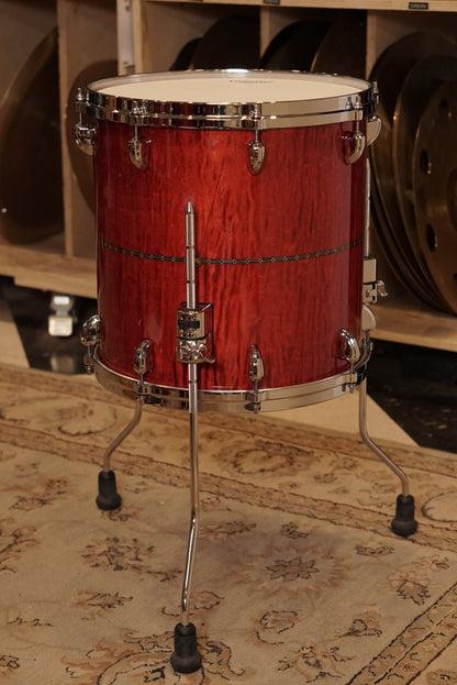 Tama 10/12/13/14/16/18/20/5.5x14" Star Maple Shell Bank - Raspberry Curly Maple