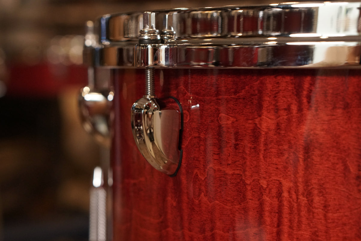 Tama 10/12/13/14/16/18/20/5.5x14" Star Maple Shell Bank - Raspberry Curly Maple