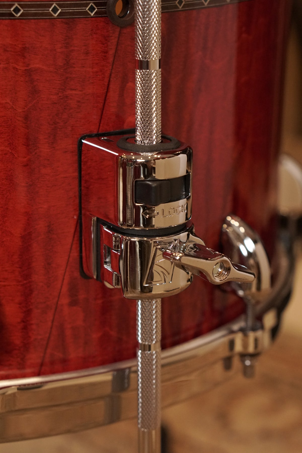 Tama 10/12/13/14/16/18/20/5.5x14" Star Maple Shell Bank - Raspberry Curly Maple