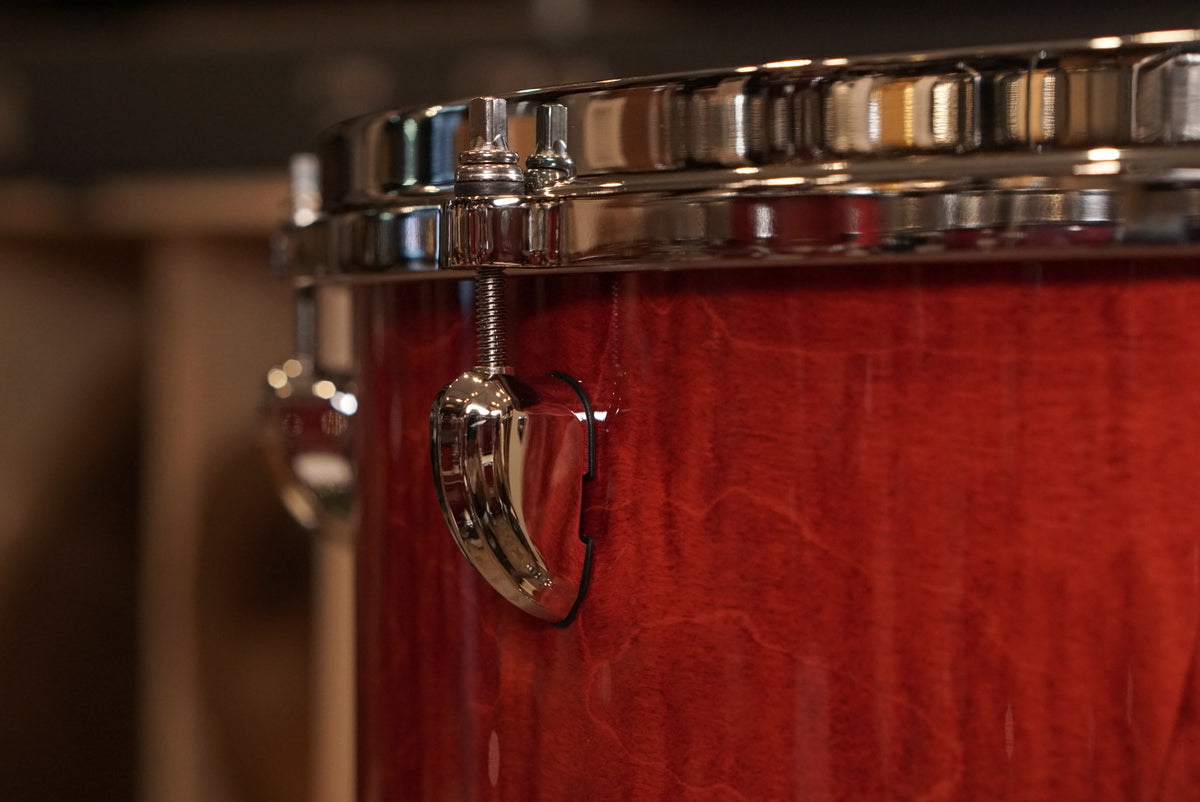 Tama 10/12/13/14/16/18/20/5.5x14" Star Maple Shell Bank - Raspberry Curly Maple