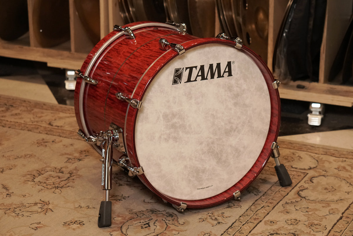 Tama 10/12/13/14/16/18/20/5.5x14" Star Maple Shell Bank - Raspberry Curly Maple