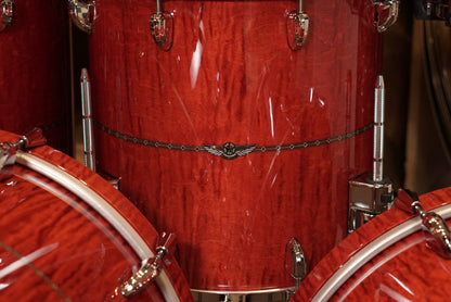 Tama 10/12/13/14/16/18/20/5.5x14" Star Maple Shell Bank - Raspberry Curly Maple