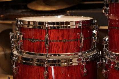 Tama 10/12/13/14/16/18/20/5.5x14" Star Maple Shell Bank - Raspberry Curly Maple