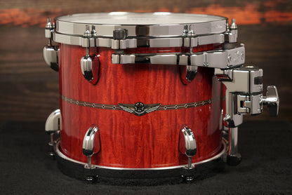 Tama 10/12/13/14/16/18/20/5.5x14" Star Maple Shell Bank - Raspberry Curly Maple