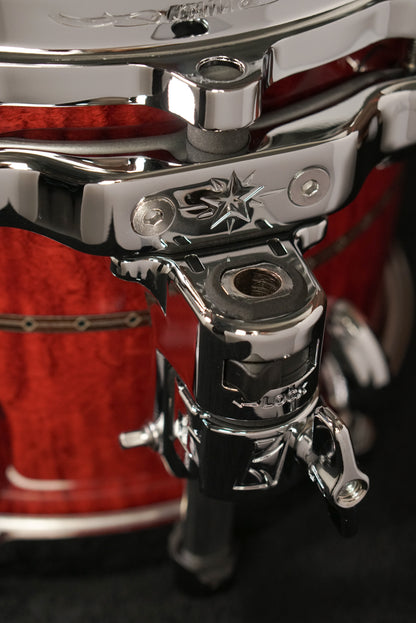 Tama 10/12/13/14/16/18/20/5.5x14" Star Maple Shell Bank - Raspberry Curly Maple