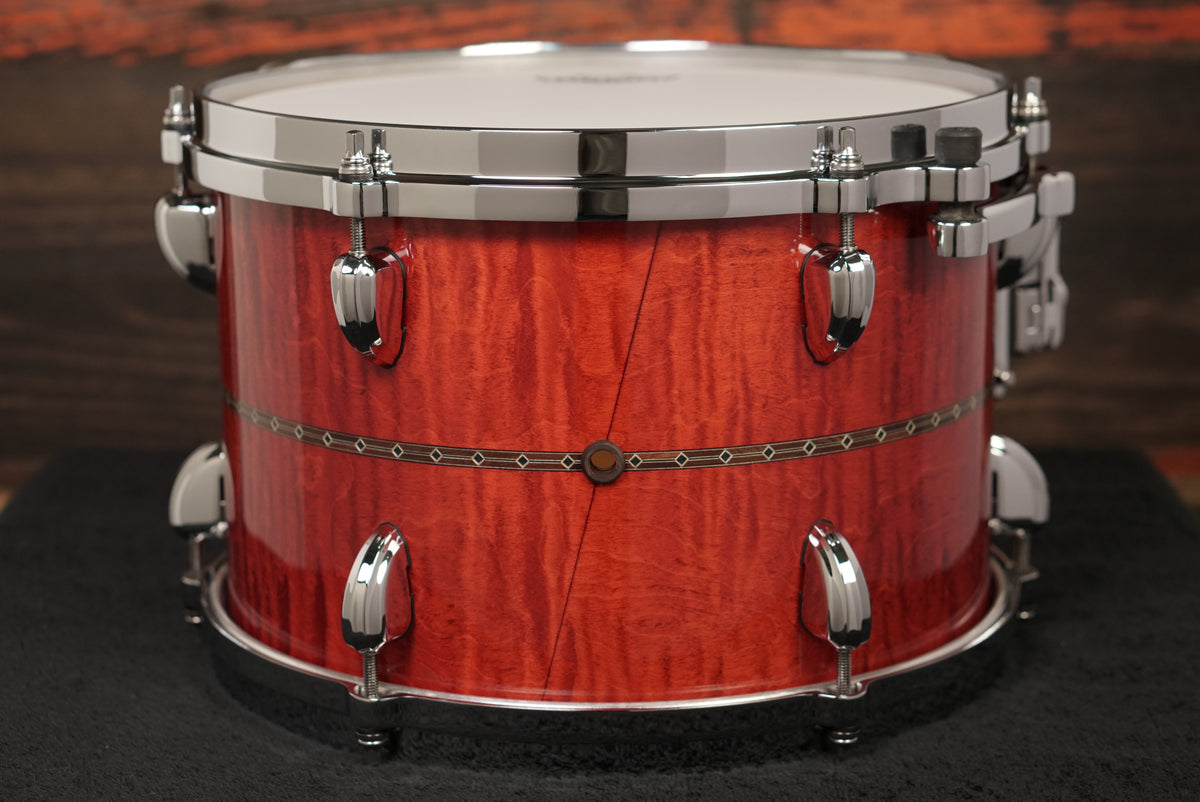 Tama 10/12/13/14/16/18/20/5.5x14" Star Maple Shell Bank - Raspberry Curly Maple