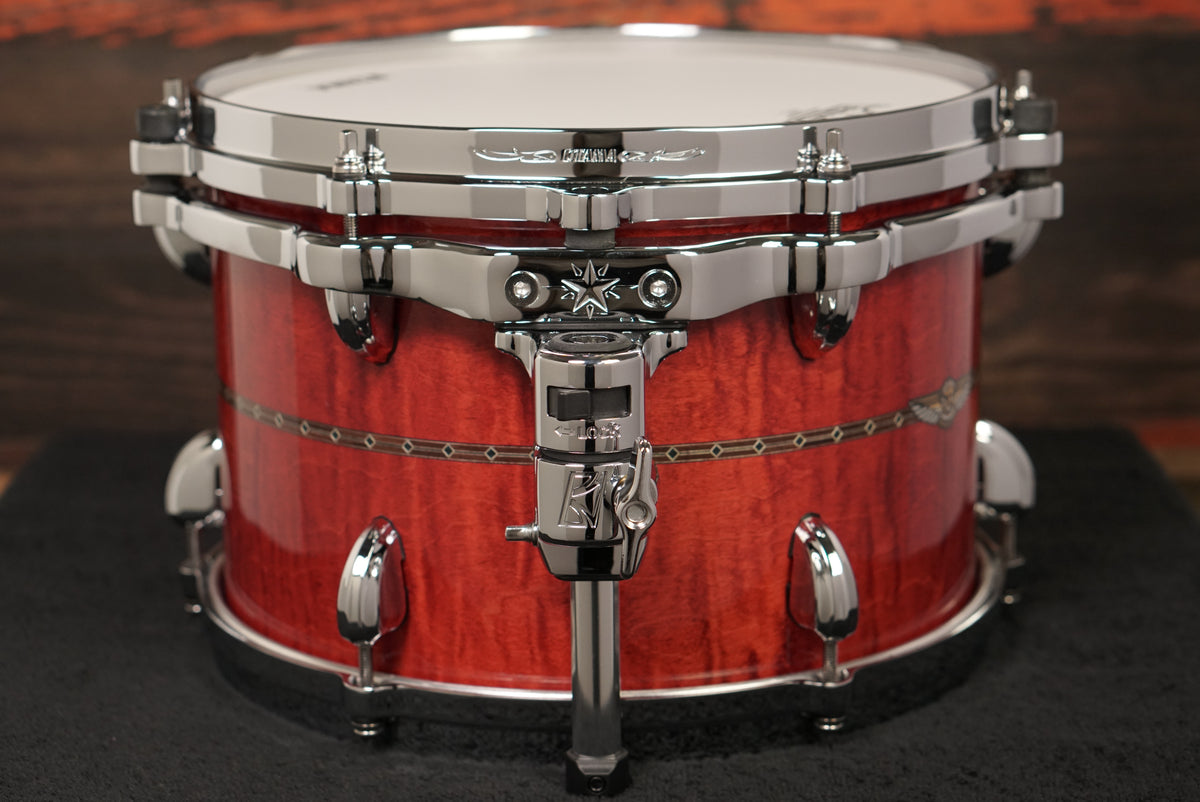 Tama 10/12/13/14/16/18/20/5.5x14" Star Maple Shell Bank - Raspberry Curly Maple