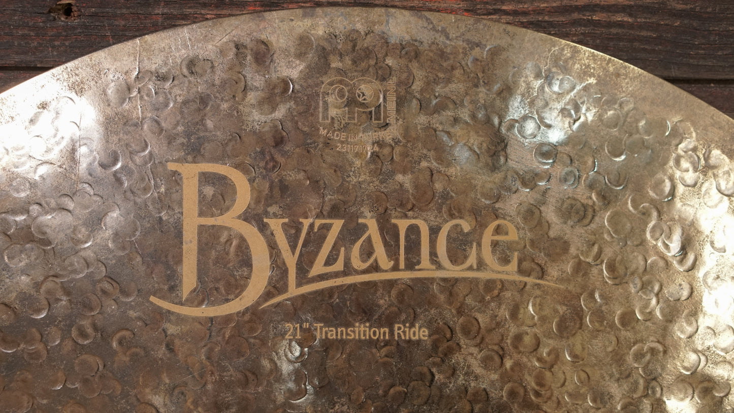 Meinl 21" Byzance Transition Ride Cymbal - 2338g