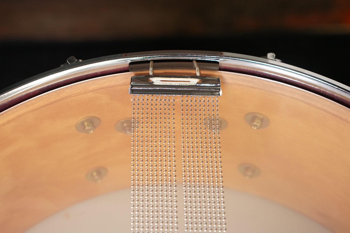 Yamaha 5.5x14" Beech Custom Snare Drum - Cherry