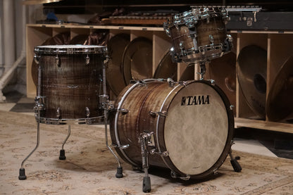 Tama 12/14/18" Star Bubinga Drum Set - Pewter Blue Australian Acacia