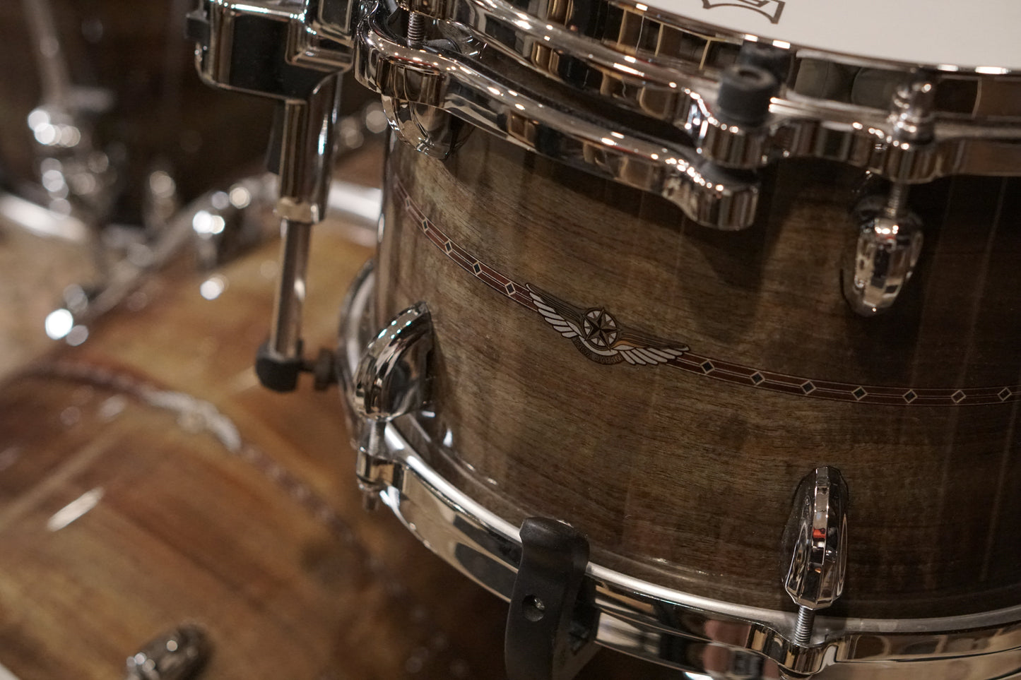 Tama 12/14/18" Star Bubinga Drum Set - Pewter Blue Australian Acacia