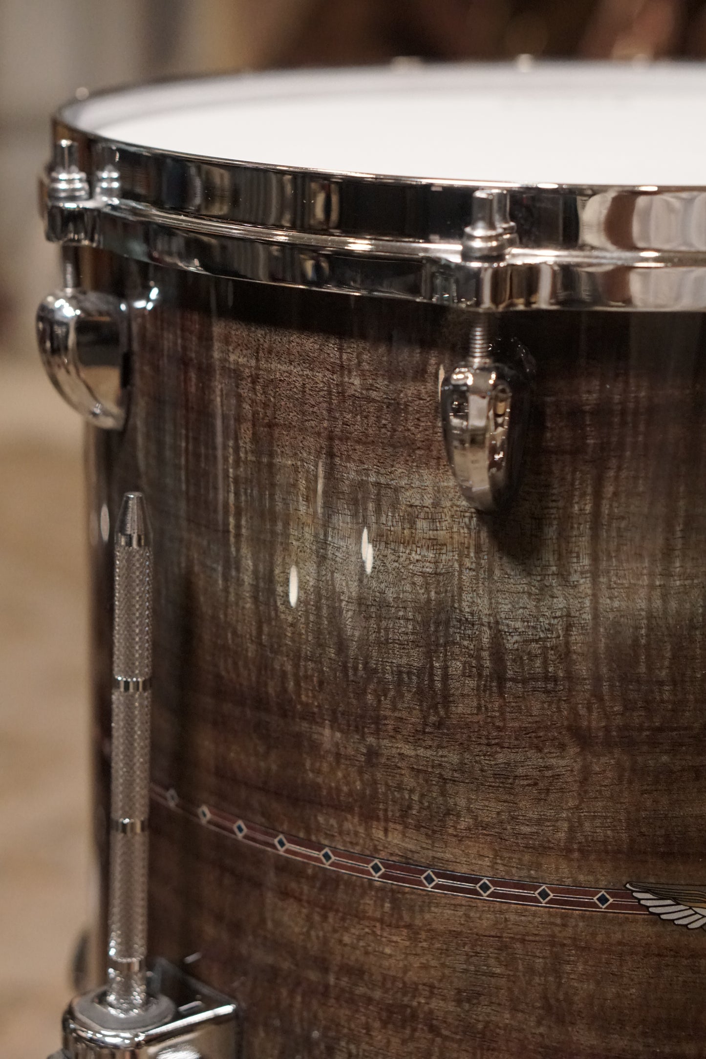 Tama 12/14/18" Star Bubinga Drum Set - Pewter Blue Australian Acacia
