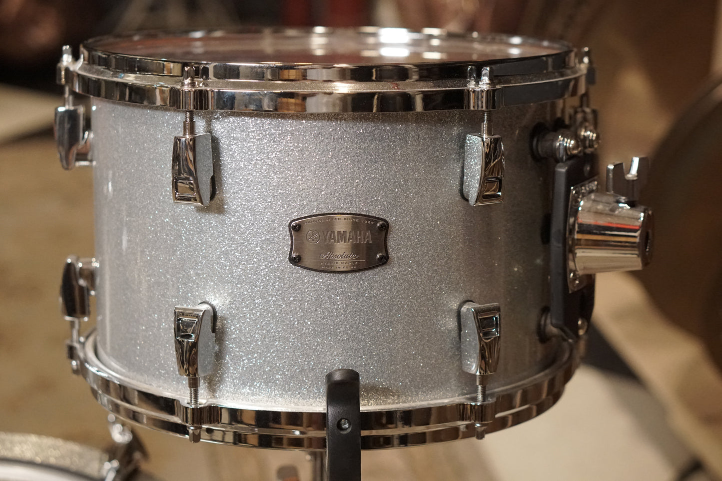 Yamaha 12/14/18" Absolute Hybrid Maple Bop Kit - Silver Sparkle