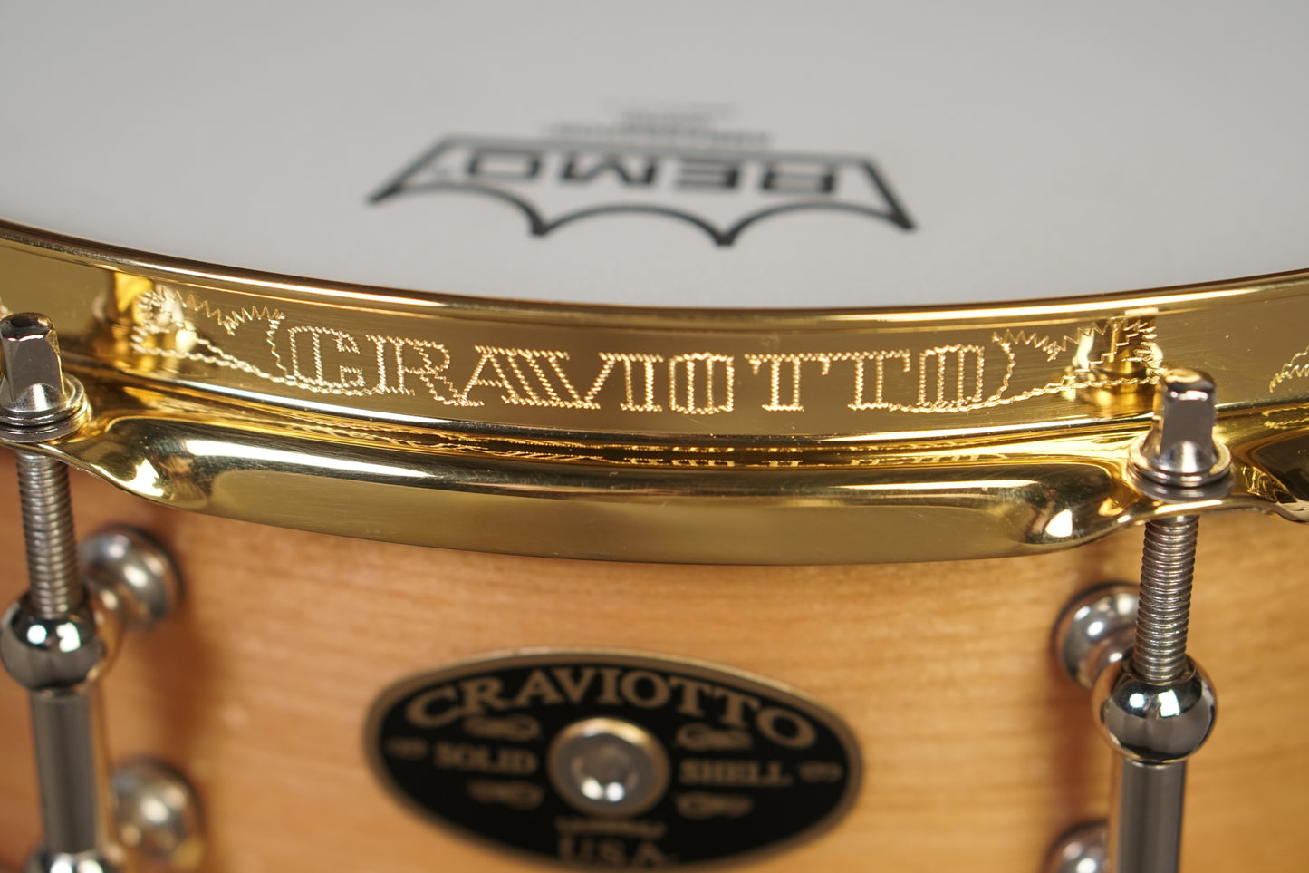 Craviotto 4x14" Timeless Timber Solid Birch Snare Drum - #7 of 25