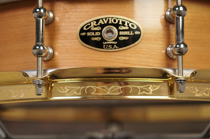 Craviotto 4x14" Timeless Timber Solid Birch Snare Drum - #7 of 25