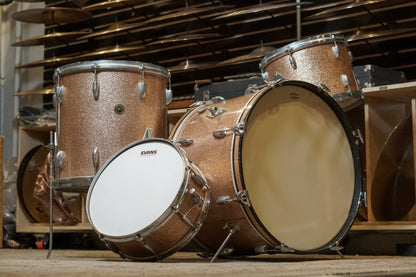 Gretsch 13/16/22/5.5x14" Round Badge Drum Set - 1960s Champagne Sparkle