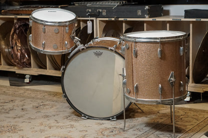 Gretsch 13/16/22/5.5x14" Round Badge Drum Set - 1960s Champagne Sparkle