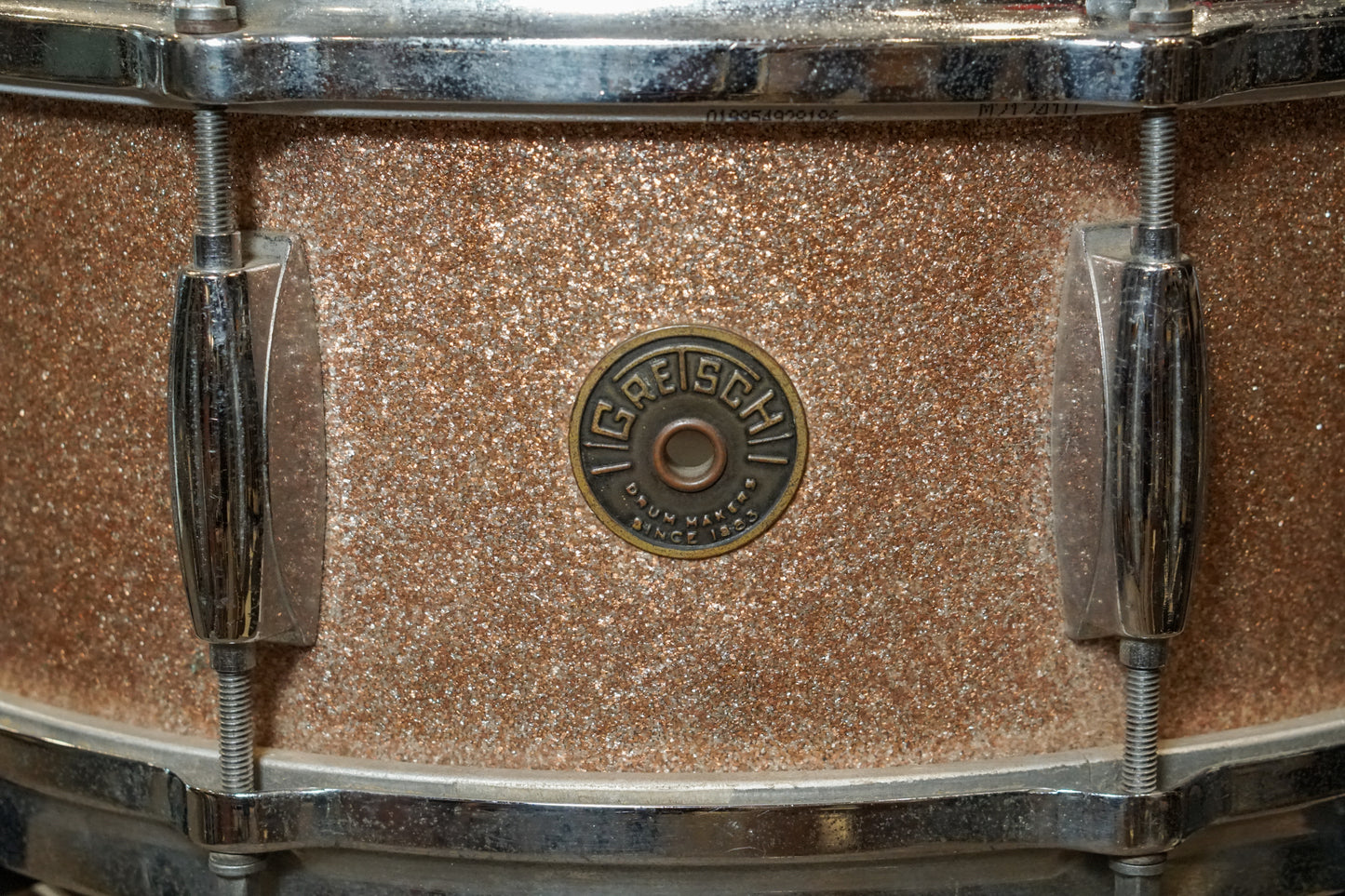Gretsch 13/16/22/5.5x14" Round Badge Drum Set - 1960s Champagne Sparkle