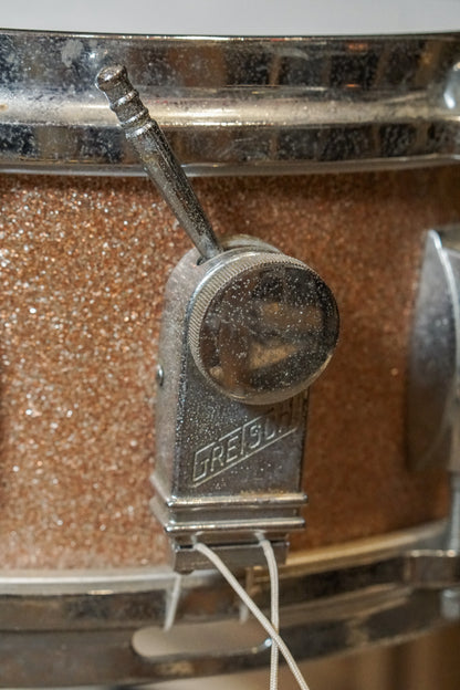 Gretsch 13/16/22/5.5x14" Round Badge Drum Set - 1960s Champagne Sparkle
