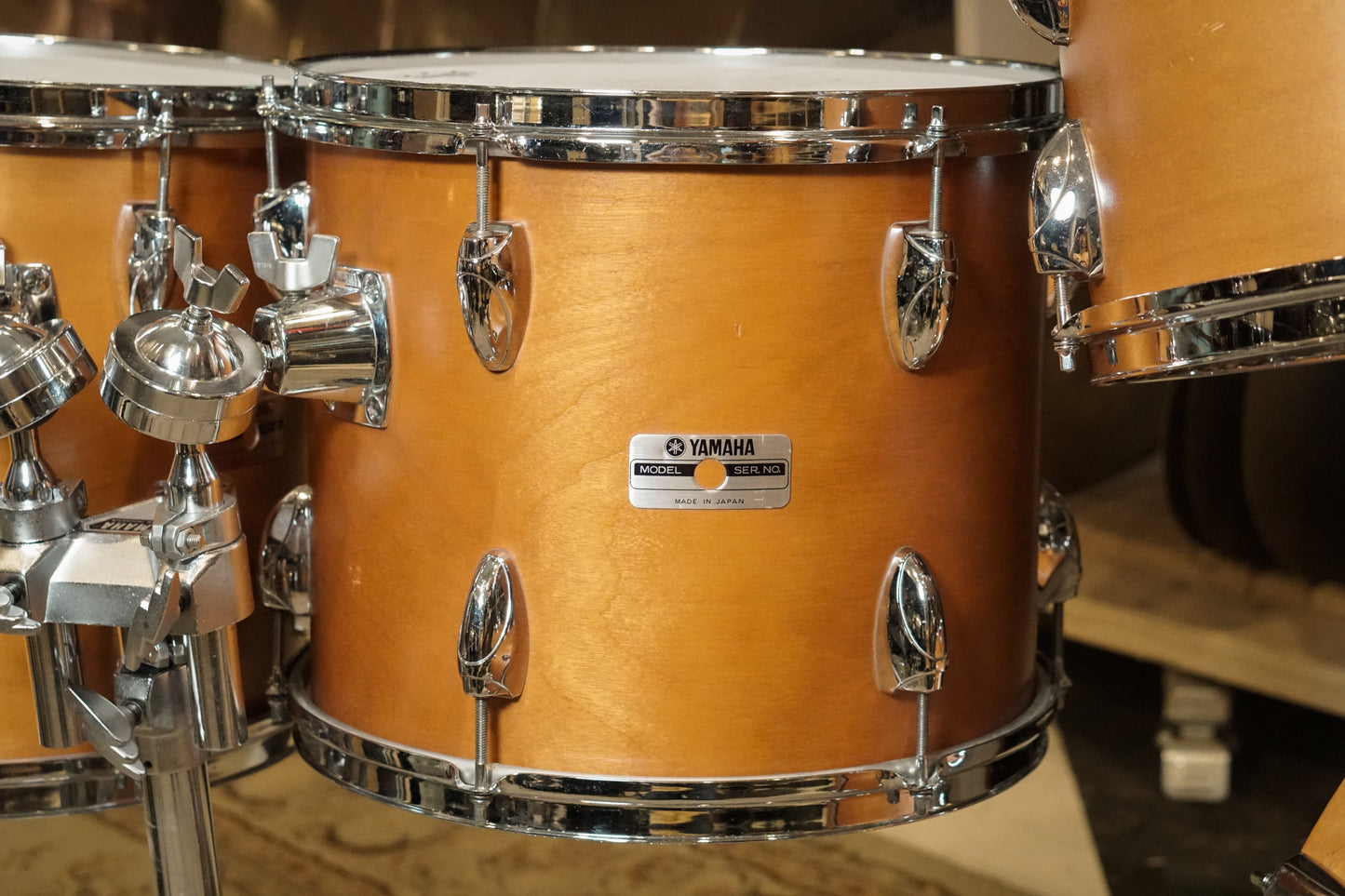 Yamaha 10/12/13/14/20" Tour Custom Drum Set - 1980s Real Wood