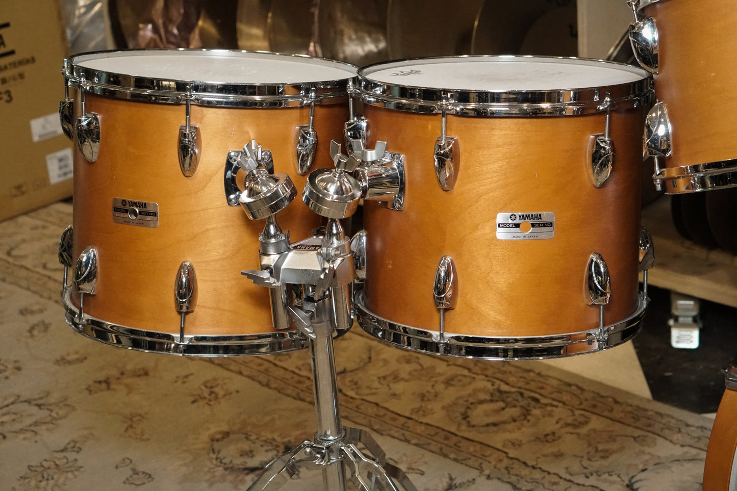 Yamaha 10/12/13/14/20" Tour Custom Drum Set - 1980s Real Wood